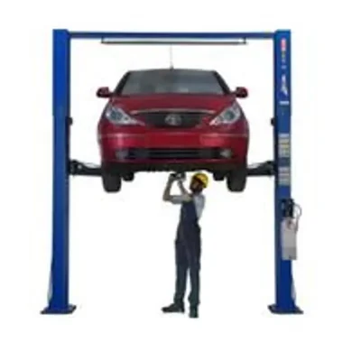 Commercial Two Post Lift Clear Floor for Cleaning Cars